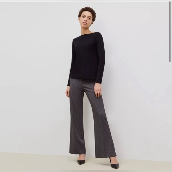 NWT MM.LaFleur Clooney 2.0 Pant Trousers, Charcoal Grey...